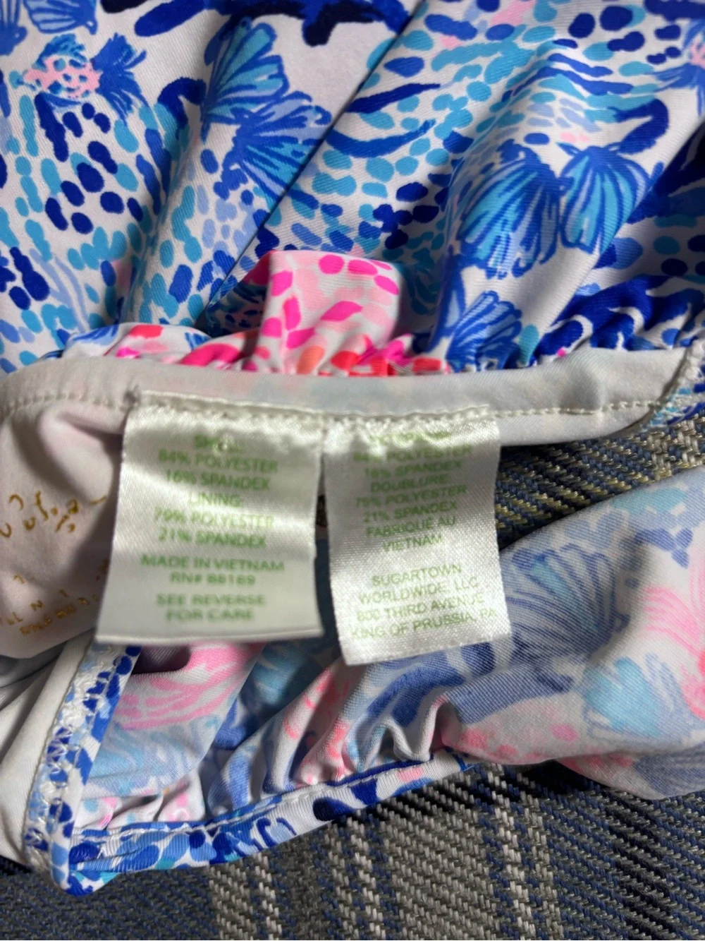 Lilly Pulitzer Eliana Swimsuit Sway With Me